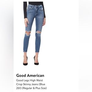 Good American, Good Legs skinny jeans